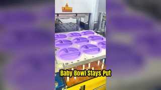 আর কোন অগোছালো খাবারের সময় সিলিকন বেবি বোল