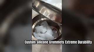 কাস্টম সিলিকন রাবার Grommets শিল্প গ্রেড sealing